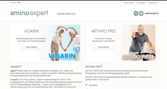 Desktop Screenshot of aminoexpert.com